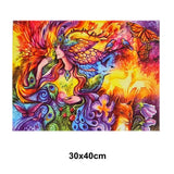 5D Diamond Art Painting Craft Kit 30x40 Canvas Full Drill: MOTHER NATURE Model