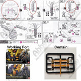 for RG 1/144 Unicorn 02 Banshee Norn Model Arm Replace Repair Part B8 B9 RX-0 N Model