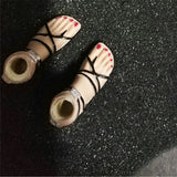 Fashion 1:6 Scale Vintage Girl Foot Shoes Model for 12