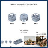 ETmodel 1/35 WWII US Army M1A1 Anti-tank Mine Model Modification 3D Print Set Model