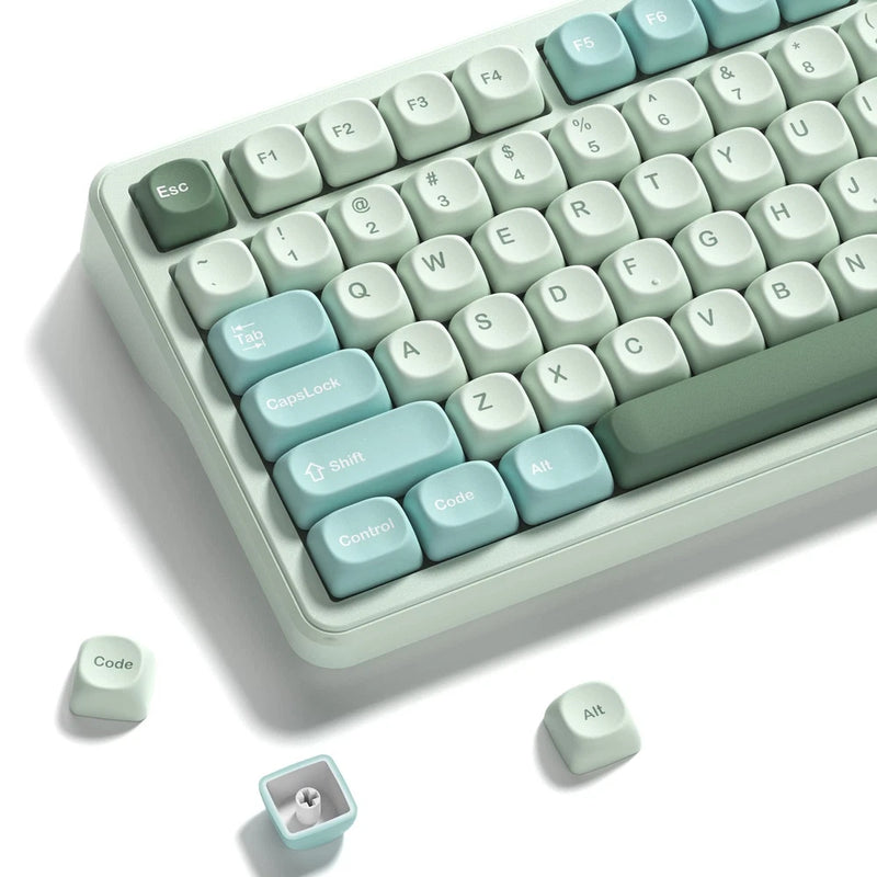 Dye Sublimation PBT Keycap for Mechanical Keyboard, MOA Profile, 126 Keys, Cu... Model