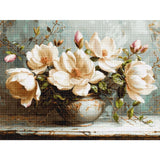 Luca-S counted Tappiserie kit "The Mysterious Magnolias", 26,5x20cm, DIY Model