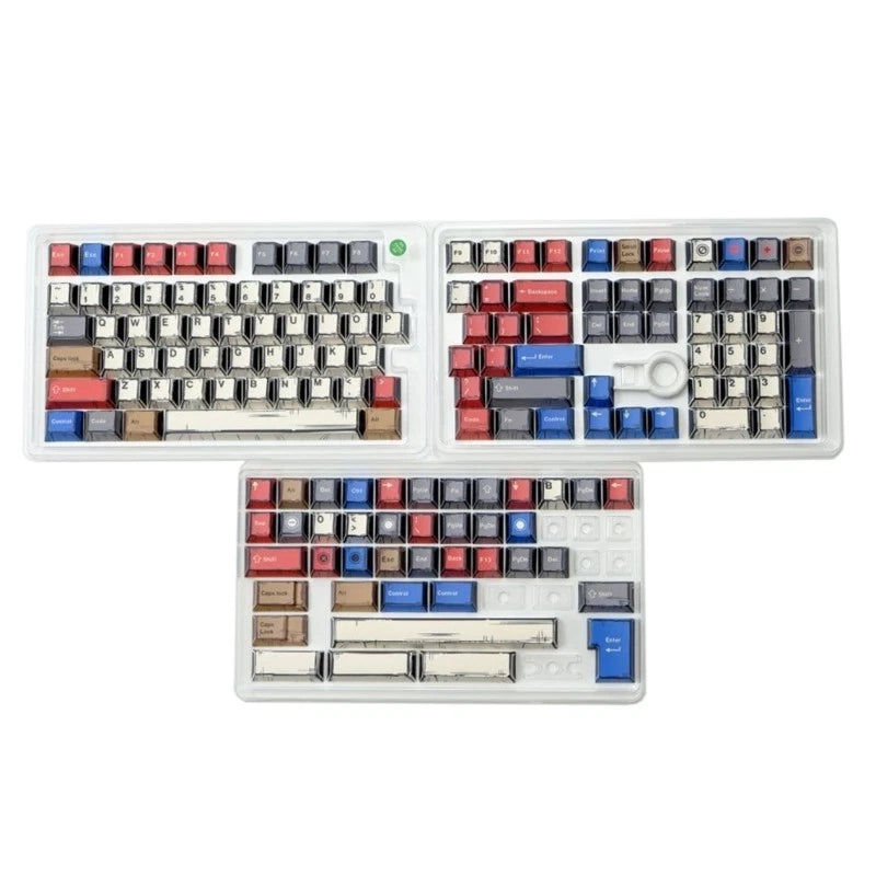 Colorful Graffiti Keycap Set 151Keys Heat Sublimated PBT Keycaps Unique Model