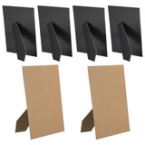 Easel Back Picture Frame Back Stand for 11.7" DIY Photo Board 6 Pcs & Black Model