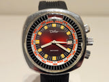VINTAGE VERY RARE BIG SWISS MEN MECHANICAL WATCH"DIFOR" WITH ROTATING MEMO RING Model