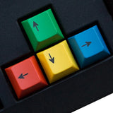 Kelendle 4 Pcs Personalized Colorful PBT Cherry Profile Gaming Keycaps Replac... Model