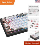 Limited Edition Womier PBT Keycap Set - 130 Keys, Stunning Cherry Blossom Style Model