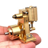 Working Brass Oscillating Single Cylinder Steam Engine Model Model