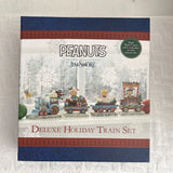 Peanuts Jim Shore Deluxe Holiday Train Set NIB 6002332 Enesco Snoopy with Sally Model