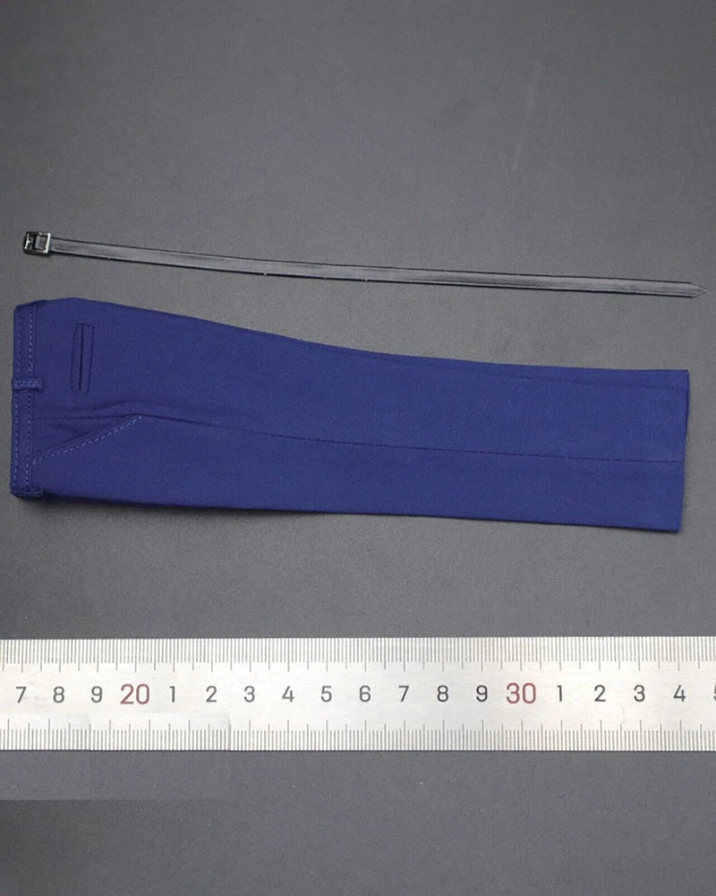 1/6 Male Figure Suit Pants With Belt Clothes Model Fit for 12'' Action Body Model