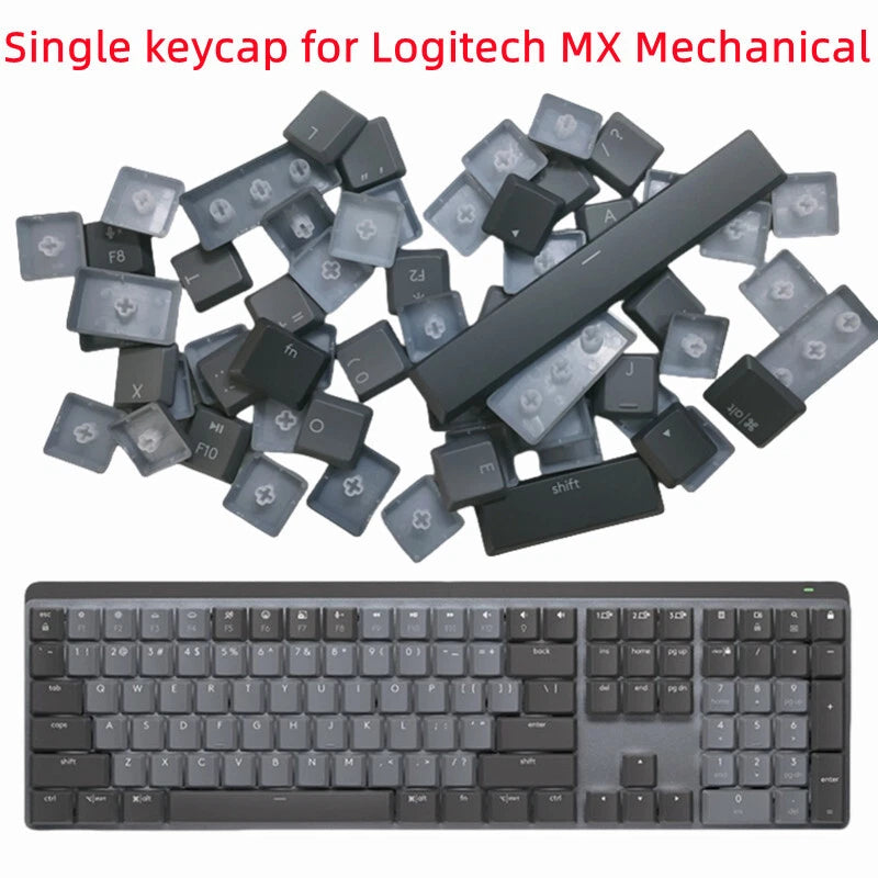 Logitech MX Mechanical SINGLE REPLACEMENT KEYBOARD KEYCAPS Graphite ash Model