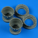 1/48 B-25J Mitchell Open Cowlings and Cooling Flaps for HK Models Kit Model