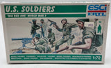 ESCI ERTL #202 U.S. Soldiers "Big Red One" World War II 1:72 Scale New Sealed Model
