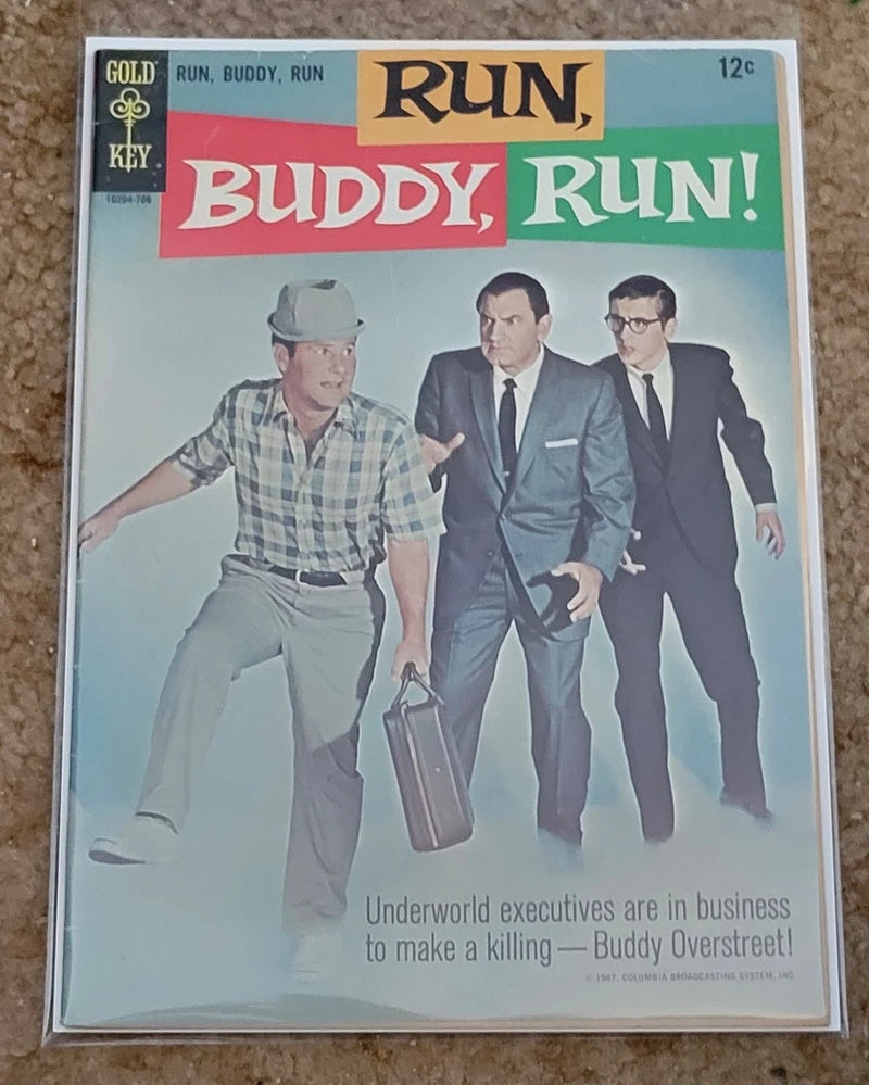 Run Buddy Run TV #1 Gold Key 1967 Photo Cover New Bag and Board Model