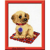 Riolis counted cross stitch Kit Puppy, DIY Model