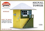 HO 1:87 Scale SIGNAL TOWER BUILDING Kit Model Power New in Box Sealed 481 Model