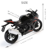 1:18 Suzuki GSX-1000R Metal Die-cast Motorcycle Model-Black Model
