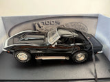 Hot Wheels 1969 Chevrolet Chevy Corvette Black 1/18 Scale Diecast Model