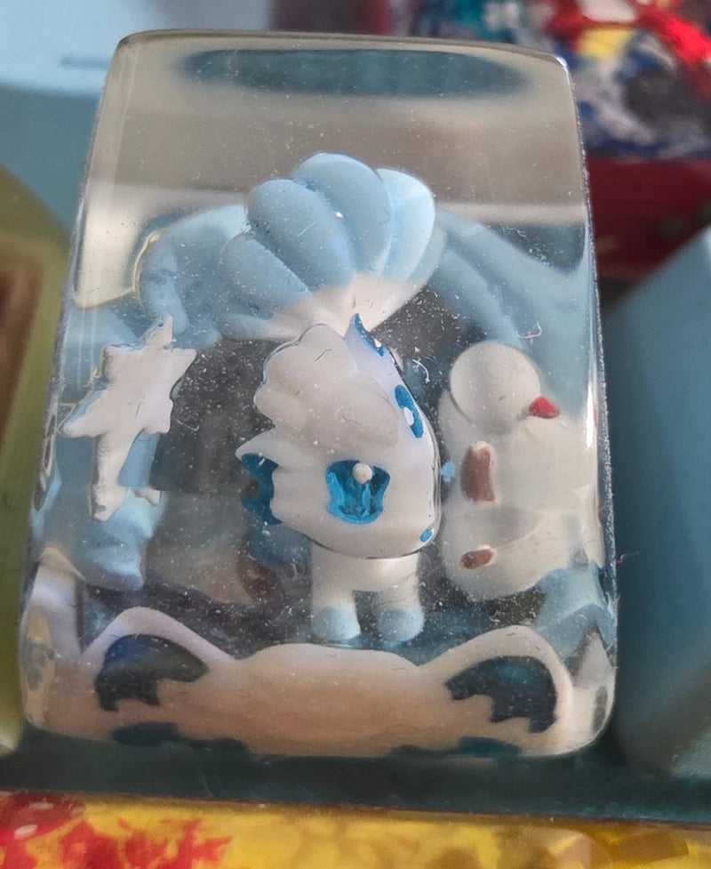 Pokemon Keycap Vulpix Artisan Handmade Model