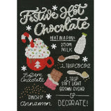 Bothy Threads counted cross stitch kit "Festive Hot Chocolate", XLJ1, 18x26cm, D Model