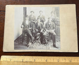 Photo on Board, SIX MEN, ALL HATS, CANES,CIGARS, POCKETWATCH, UMBRELLA Model