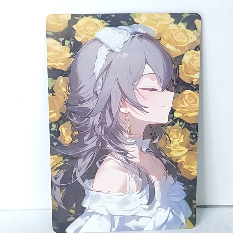 Bronya Roses SSP Waifu Card Anime Girl Art Oversized Board A5 Model