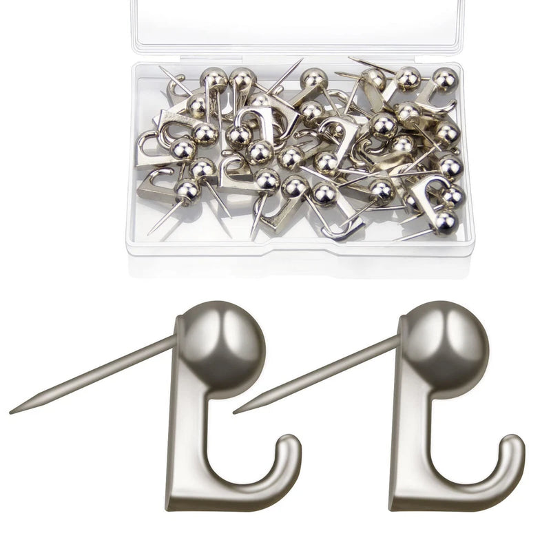 30 Pcs Push Pin Picture Hooks Decorative Thumb Tacks for Wall Bulletin Board Model