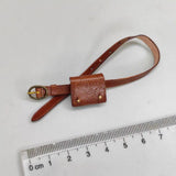 1/6 Scale Brown Leather Belt & Bag Model for 12" Action Figure Model