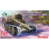 UMT 661 Plastic model kit Scale 1:72 U.S. armored vehicle of a cavalry Model