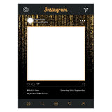 15 x PERSONALISED SELFIE FRAME CUSTOM SOCIAL MEDIA PHOTO BOARD INSTAGRAM Model