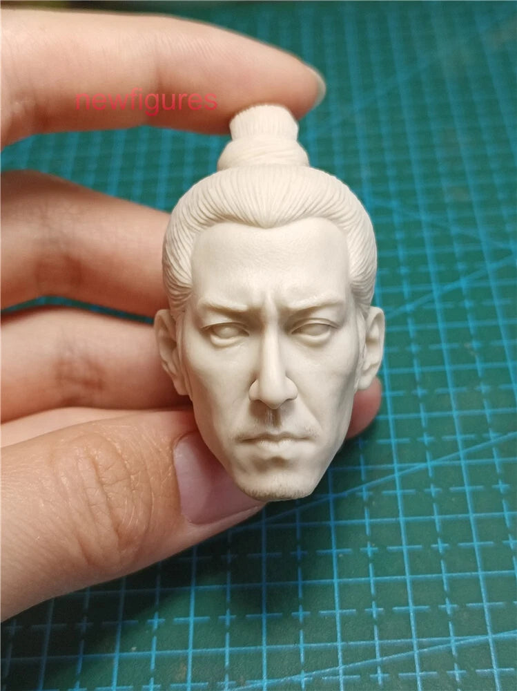 1:6 Zhang zhen Ancient Man Head Sculpt Model For 12" Male Action Figure Body Model