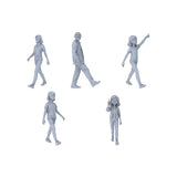 MRY-SFW LYTR209 1/64/87/160 All-Age Walkers Models Lifelike Diorama Projects Model