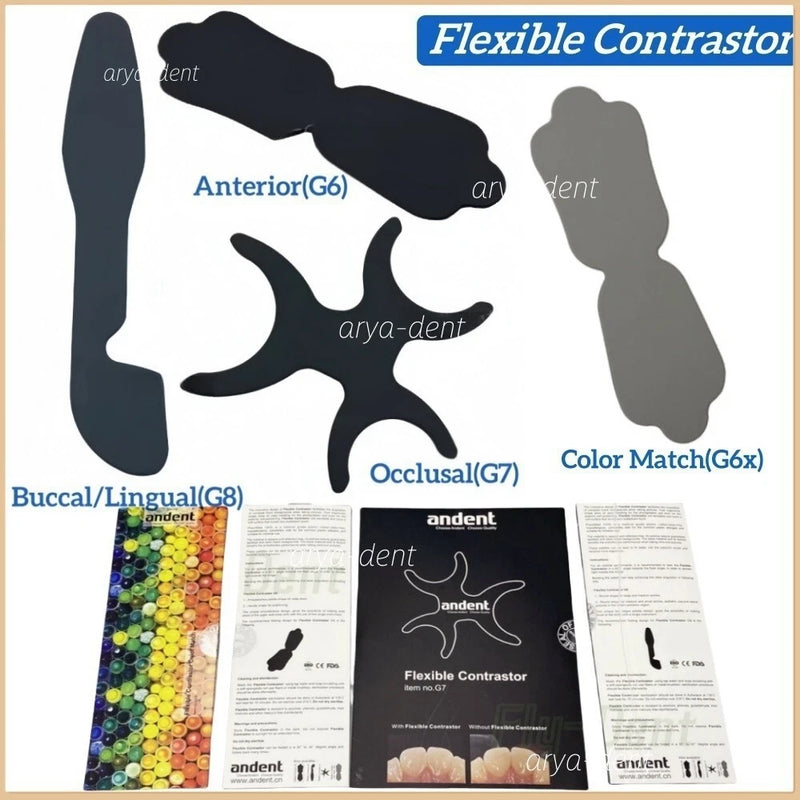 Dental Silicone Flexible Contrastor Photo Contrast Black Background Board 135¡ãC Model