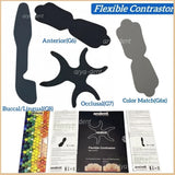 Dental Silicone Flexible Contrastor Photo Contrast Black Background Board 135¡ãC Model