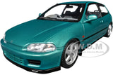 1991 HONDA CIVIC (EG6) RHD AZTEC GREEN 1/18 DIECAST MODEL BY SOLIDO S1810405 Model