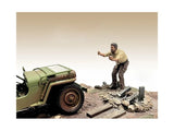 "4X4 MECHANIC" FIGURE 6 FOR 1/18 SCALE MODELS BY AMERICAN DIORAMA 18016 Model