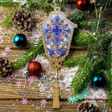 DIY Bead embroidery kit on a plastic base Christmas Lantern Craft gift Model