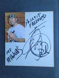 Jun Kasai Hand Signed Shikishi Board Photo Attached Autograph Pro Wrestling BJW Model