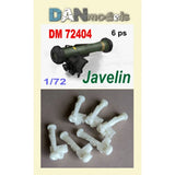 Dan Models 72404 Scale kit 1:72 Detailing set. FGM-148 Javelin 6 pcs Model