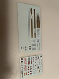 1978 Chevrolet Monza Spyder (Gold) 1/25 Model Car Decals Model