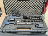 Snap-on 62pc 3/8" METRIC & SAE 14.4v Blue Impact Ratchet Kit USA. Missing 1x8mm Model