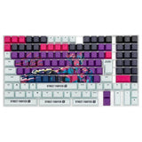 Street Fighter 6 Designer Keycap Set 132 Keys Cherry MX Juri Design OEM PBT Model