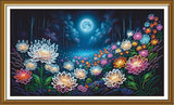 DIY Bead embroidery kit Moon Witchcraft Beading Kit Full Moon Craft Art Gift Model