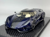 Frontiart 1:18 Koenigsegg Regera DARK BLUE CARBON F071-152 Resin Model Car Model
