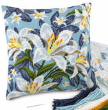 Needlepoint Cushion Kit half Cross Stitch Pillow Kit DIY hand embroider 15 in Model