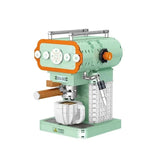 MOC Coffee Machine Building Block Model Kit Toy Gift 640 Pcs Model