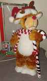 *RARE* 1996 Telco Original Motionette Reindeer w/Candy Candy Display Figure 23"H Model
