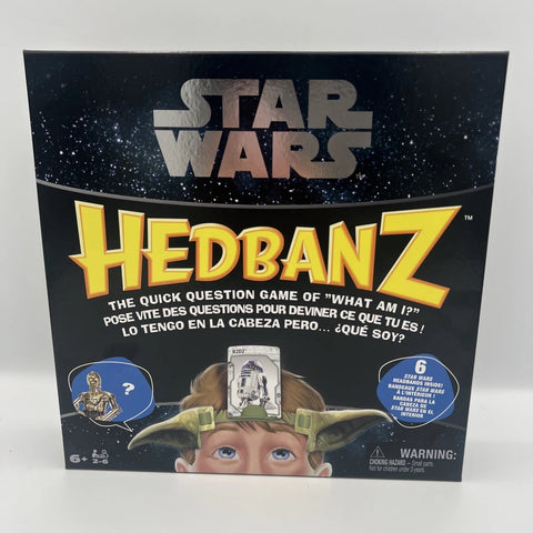 Disney Star Wars Hedbanz Picture Guessing Board Game with 6 Headbands *New* Model