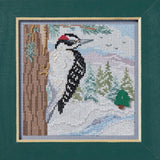 MILL HILL Buttons Beads Kit Counted Cross Stitch WINTER WOODPECKER MH14-2434 Model