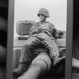 1/35 Resin Figure WWII German tank rider Unassembled Unpainted Model